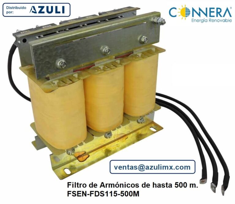 Filtro para Armónicos, Marca Connera. Para aplicaciones con distancia ...